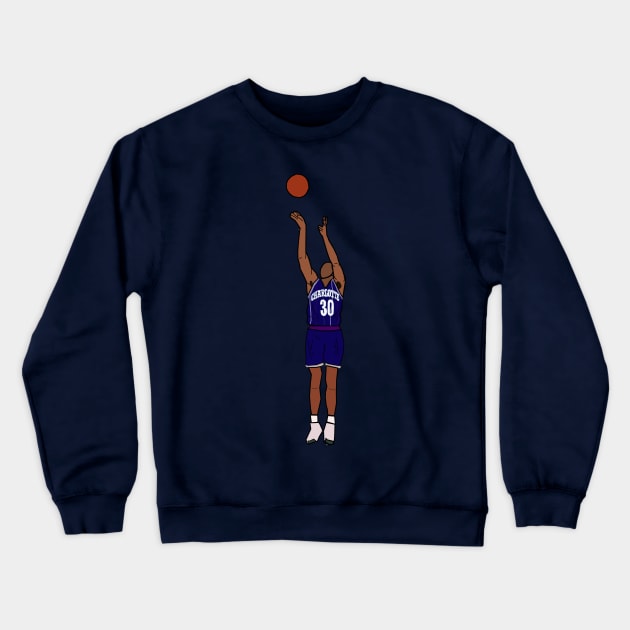 Dell Curry - Charlotte Hornets Crewneck Sweatshirt by xavierjfong